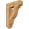 Ekena Millwork Funston Arts & Crafts Rough Sawn Bracket, Western Red Cedar, 6"W x 26"D x 34"H BKT06X26X34FST03RWR - alternate 1